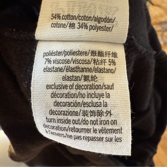 Victoria’s Secret PINK Y2K Lace Up Jogger Sweatpants Dog Logo Black Medium - Picture 6 of 6